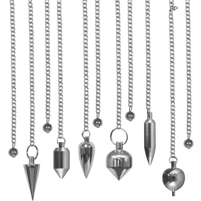 Metal Pendulum - Nickel (Assorted Design) - Magick Magick.com