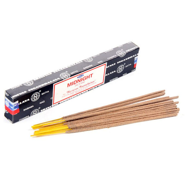 Midnight Satya Incense Sticks 15 gram - Magick Magick.com