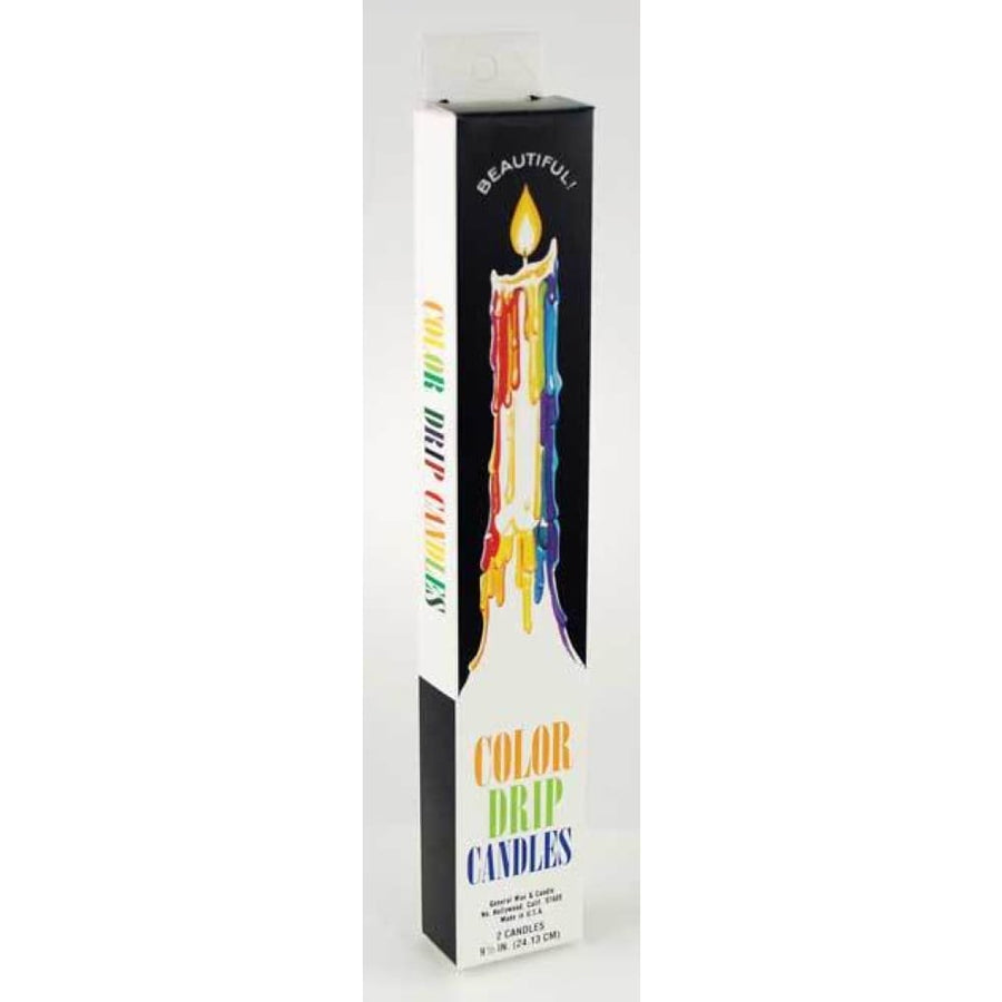 Mutli-Color Drip Candles (2 Per Pack) - Magick Magick.com