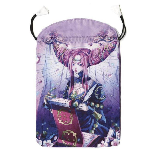 Mystical Manga Satin Tarot Bag by Rann Autechaud - Magick Magick.com