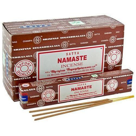 Namaste Satya Incense Sticks 15 gram - Magick Magick.com