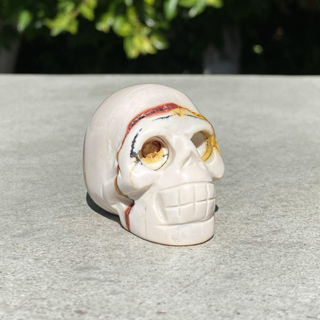 Natural Mookite Hand Carved Small Skull - .18 lbs (2 x 1.25 x 1.5 inches) - Magick Magick.com