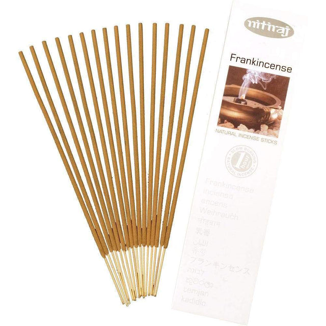 Nitiraj Incense 25 gram - Frankincense (Pack of 6) - Magick Magick.com