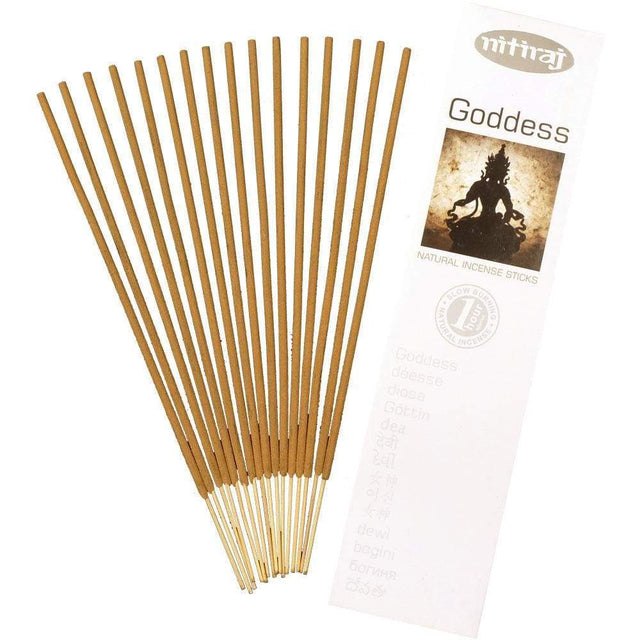 Nitiraj Incense 25 gram - Goddess (Pack of 6) - Magick Magick.com