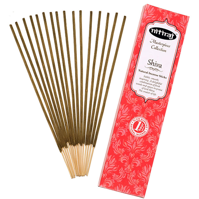 Nitiraj Masterpiece Incense 25 gram - Shiva (Pack of 6) - Magick Magick.com