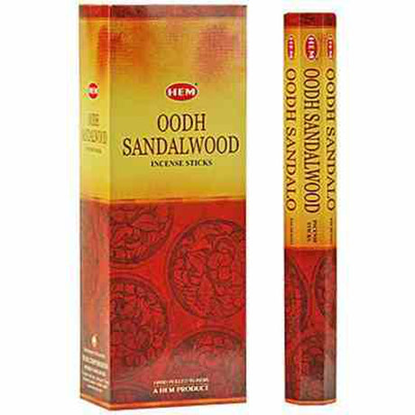 Oodh Sandalwood HEM Incense Stick 20 Pack - Magick Magick.com