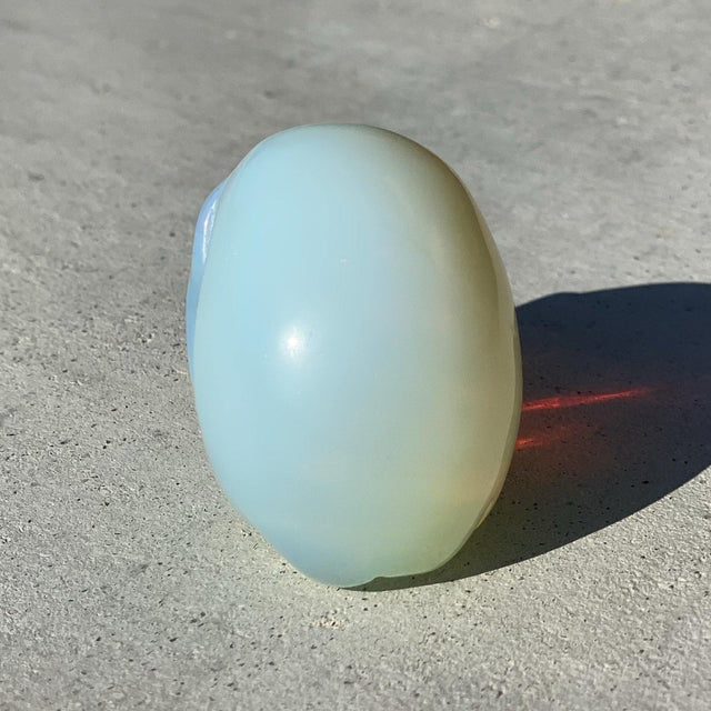 Opalite Hand Carved Small Skull - .18 lbs (2 x 1 x 1.5 inch) - Magick Magick.com