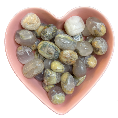 Opalized Petrified Wood Tumbled Stone Natural Gemstone - One Stone - Magick Magick.com