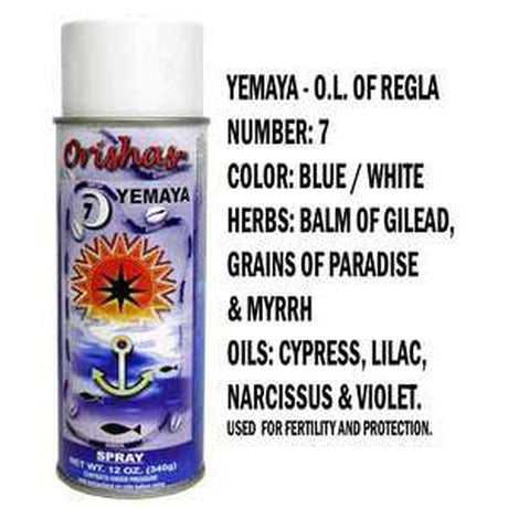 Orishas Aerosol Yemaya - Our Lady of Regla - Magick Magick.com