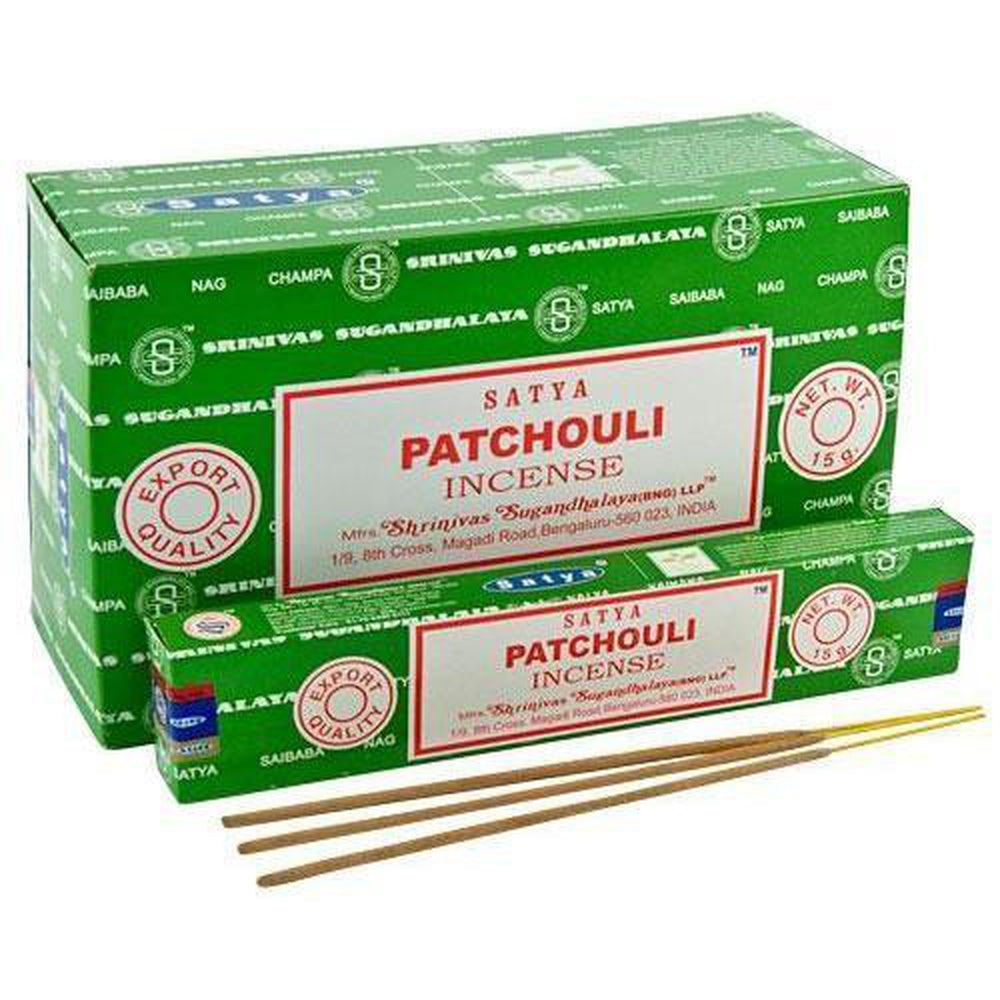 Patchouli Satya Incense Sticks 15 gram - Magick Magick.com