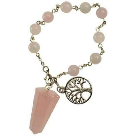 Pendulum Bracelet - Rose Quartz - Magick Magick.com