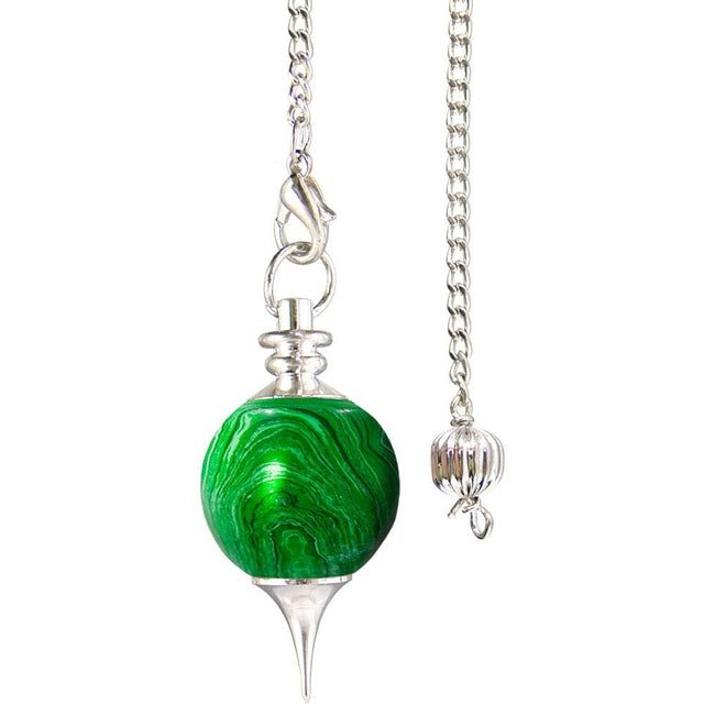 Pendulum Sephoroton - Malachite - Magick Magick.com