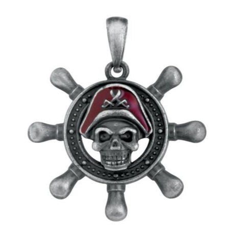 Pirate Shipwheel Pendant - Magick Magick.com