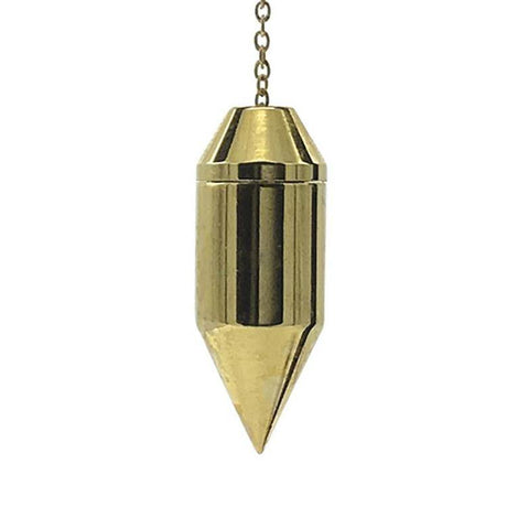 Premium Sensibility Gold Chamber Pendulum by Lo Scarabeo - Magick Magick.com