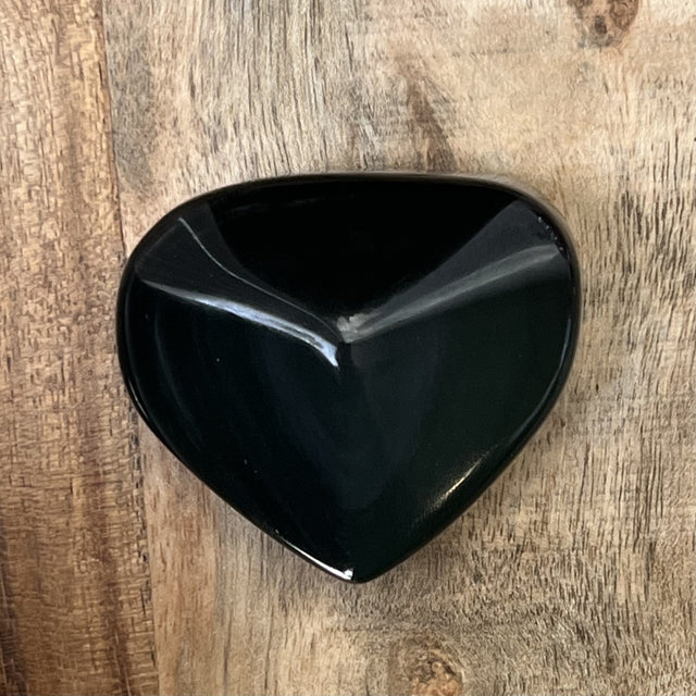 Puffed Gemstone Heart - Rainbow Obsidian (Medium) - Magick Magick.com