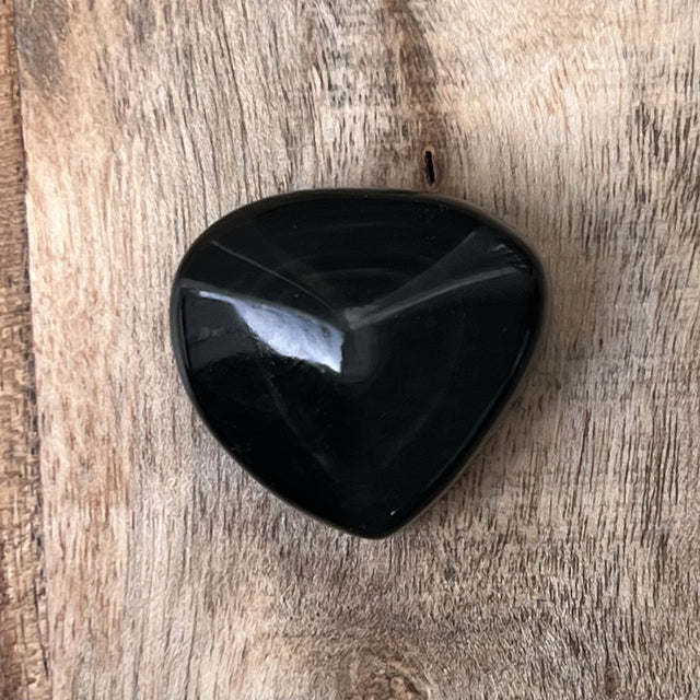 Puffed Gemstone Heart - Rainbow Obsidian (Small) - Magick Magick.com