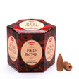 Red Rose HEM Backflow Incense Cones (40 Pack) - Magick Magick.com
