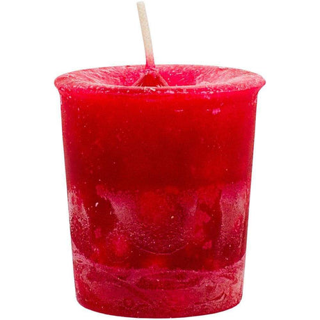 Reiki Charged Chakra Votive Candle - Root - Red (Box of 18) - Magick Magick.com