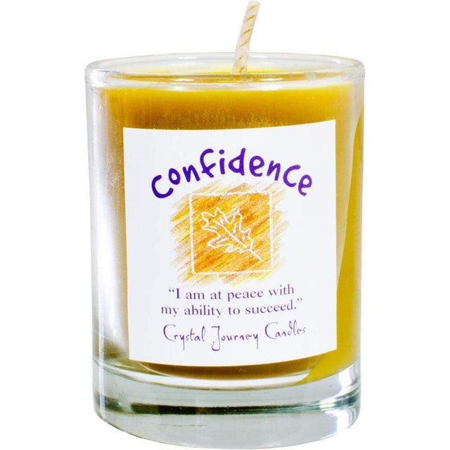 Reiki Charged Soy Herbal Filled Votive Candle - Confidence - Magick Magick.com