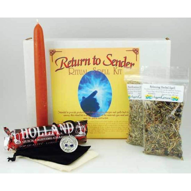 Return To Sender Boxed Ritual Kit - Magick Magick.com