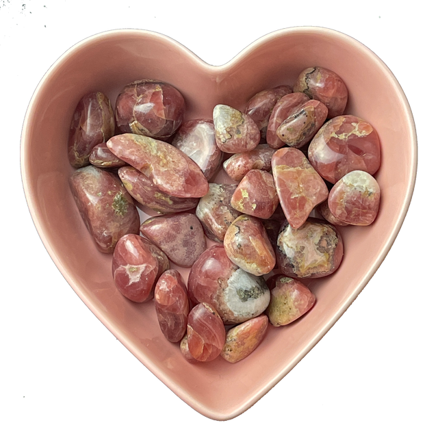 Rhodochrosite Tumbled Stone Natural Gemstone - One Stone - Magick Magick.com