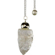 Rough Stone Pendulum - Clear Quartz - Magick Magick.com