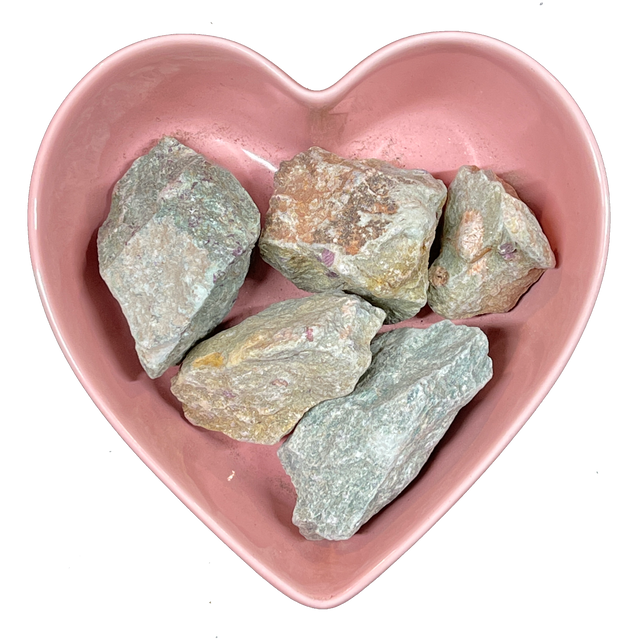 Ruby Zoisite Rough Stone Natural Gemstone - One Stone - Magick Magick.com