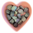 Ruby Zoisite with Mica Tumbled Stone Natural Gemstone - One Stone - Magick Magick.com