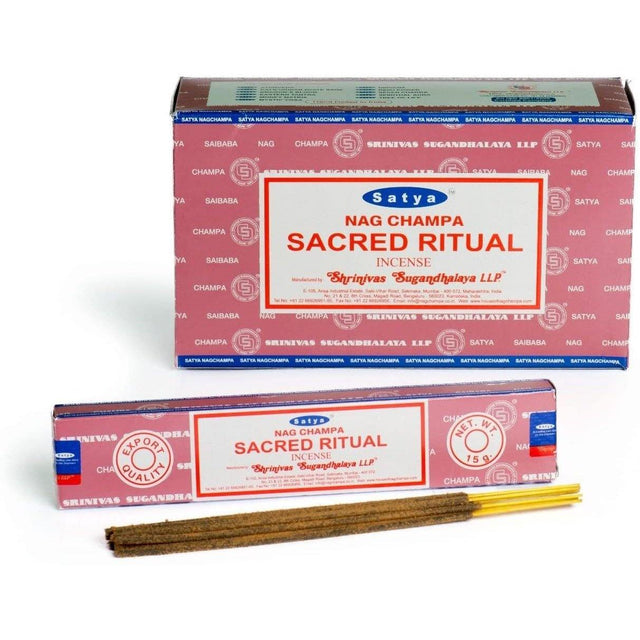 Sacred Ritual Satya Incense Sticks 15 gram - Magick Magick.com