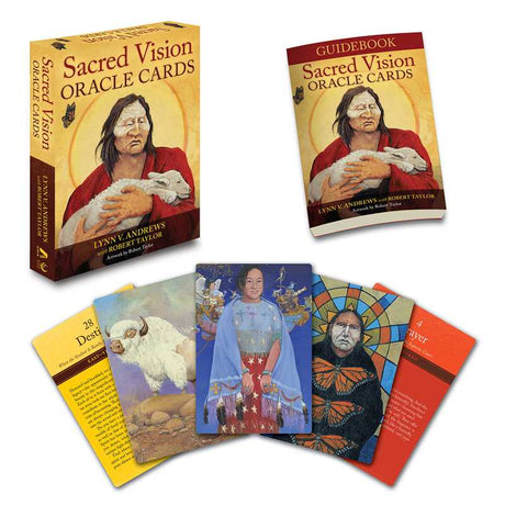 Sacred Vision Oracle Cards by Lynn V. Andrews, Robert Taylor - Magick Magick.com