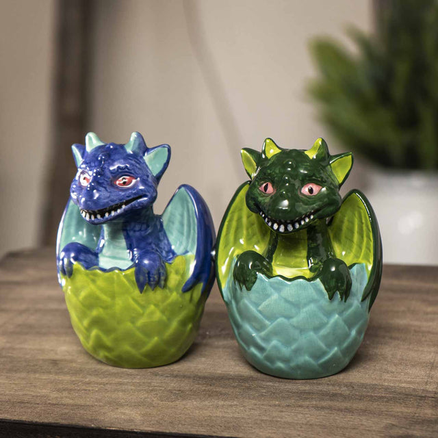 Salt & Pepper Shaker - Dragon Hatchlings - Magick Magick.com