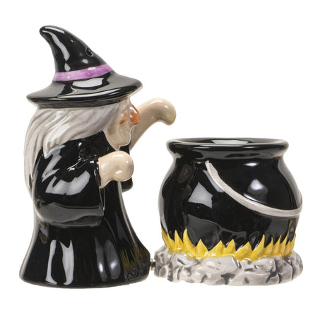 Salt & Pepper Shaker - Witch & Cauldron - Magick Magick.com