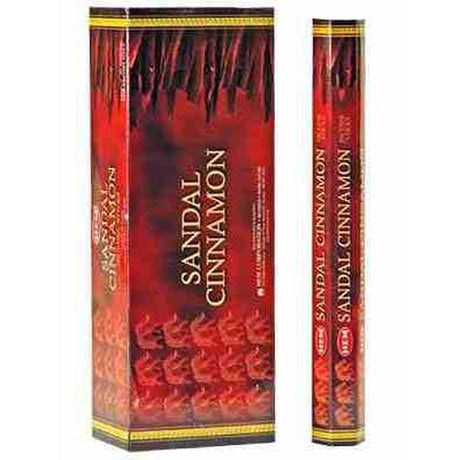 Sandal Cinnamon HEM Incense Stick 20 Pack - Magick Magick.com