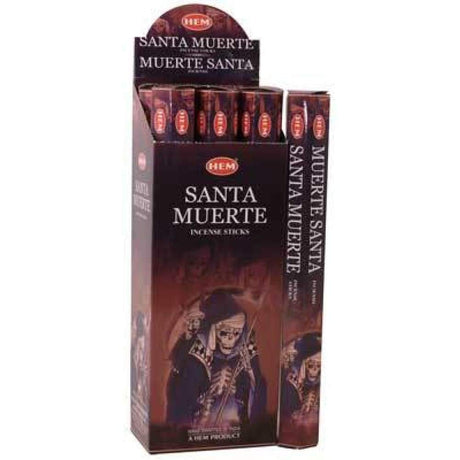 Santa Muerte HEM Incense Stick 20 Pack - Magick Magick.com