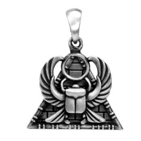 Scarab Pyramid Pendant - Magick Magick.com