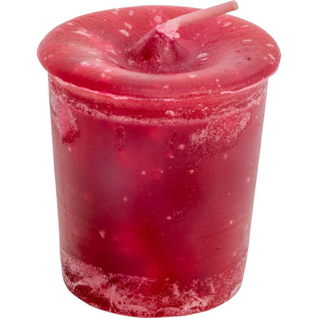 Seduction Charged Herbal Votive - Red Pink - Magick Magick.com