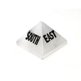 Selenite Directional Pyramid - North, East, South, West - Magick Magick.com