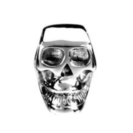 Skull Bead Stainless Steel Pendant - Magick Magick.com