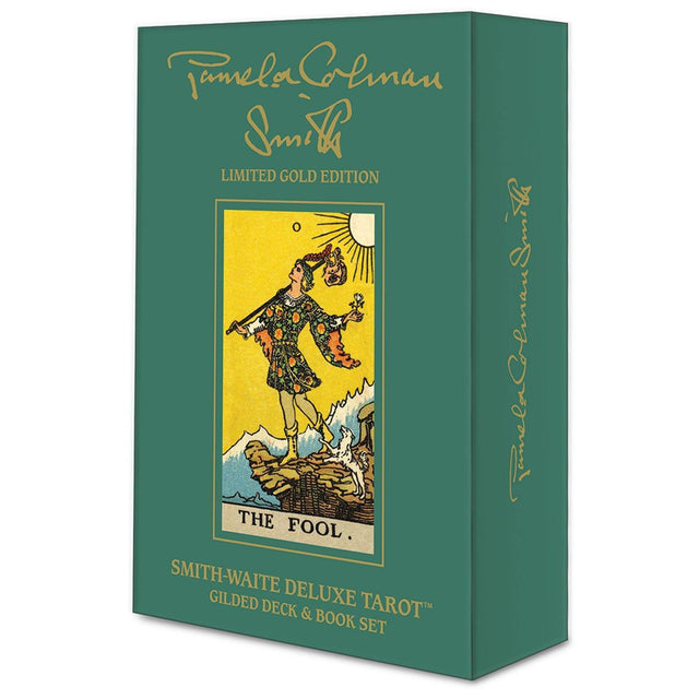 Smith-Waite Deluxe Tarot: Gilded Deck & Book Set by Pamela Colman Smith, Sasha Graham - Magick Magick.com