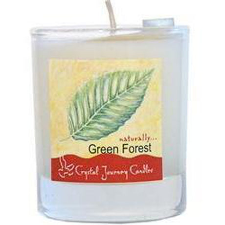 Soy Filled Votive Candle Holders - Green Forest - Magick Magick.com