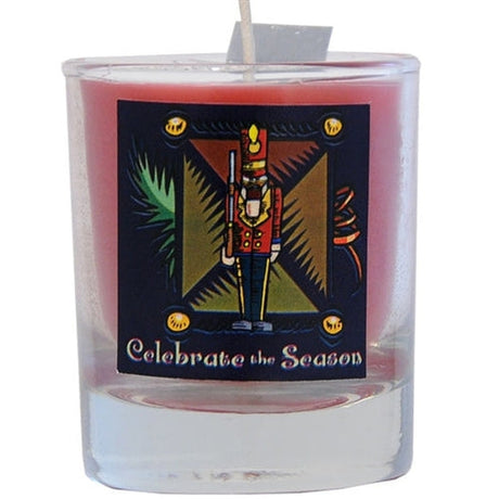 Soy Filled Votive Candle Holders - Nutcracker/Frankincense - Magick Magick.com
