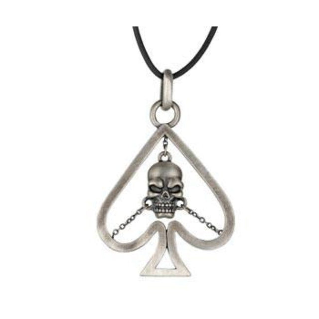 Spade Skull Pendant - Magick Magick.com