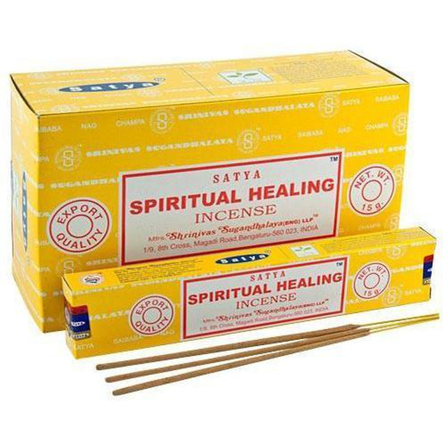 Spiritual Healing Satya Incense Sticks 15 gram - Magick Magick.com