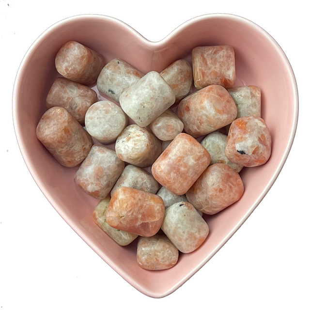 Sunstone Tumbled Stone Natural Gemstone - One Stone - Magick Magick.com