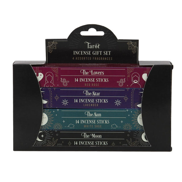 Tarot Card Incense Stick Gift Pack (Pack of 4) - Magick Magick.com