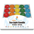Tealight Candles - Unscented Assorted Colors (Pack of 50) - Magick Magick.com