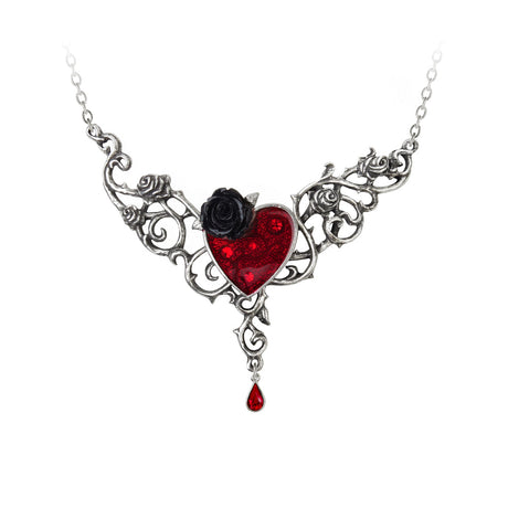 The Blood Rose Heart Pendant - Magick Magick.com