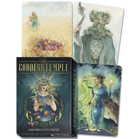 The Goddess Temple Oracle Cards by Sarah Perini, Elena Albanese - Magick Magick.com