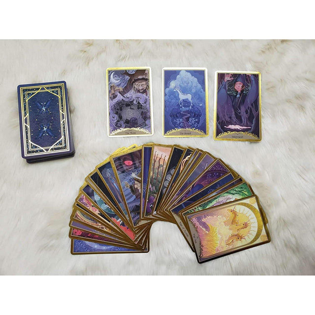 The Last Unicorn - Official Tarot Card Deck (Carved Wood Box Set) – Magick