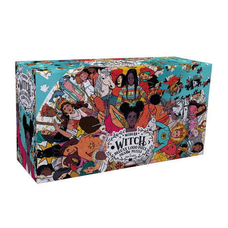 The Modern Witch Deluxe 1,000 Piece Jigsaw Puzzle by Lisa Sterle - Magick Magick.com